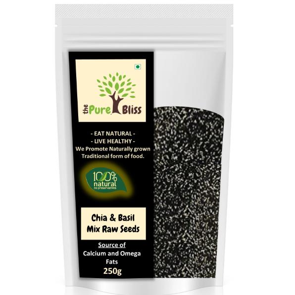 Chia Basil Mix Raw Seeds