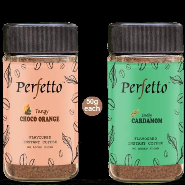 Choco Orange & Cardamom Instant Flavoured Coffee 50g each