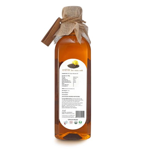 Conscious Food Organic Mustard Oil 1 litr