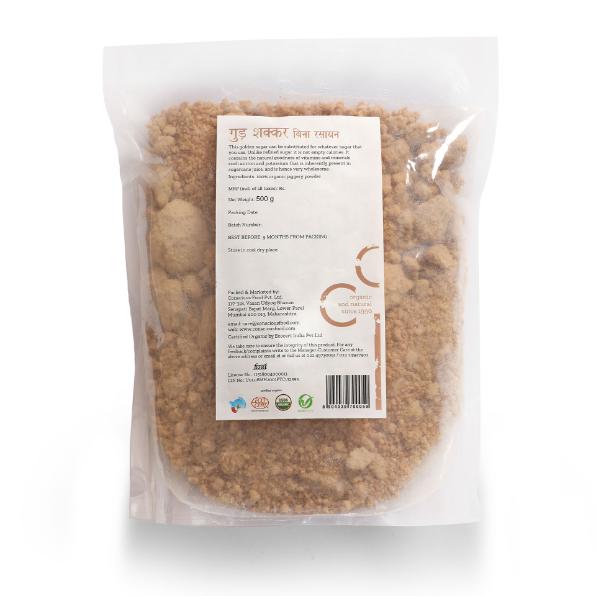 Conscious Food Organic Golden Sugar (Jaggery Powder) 500gm