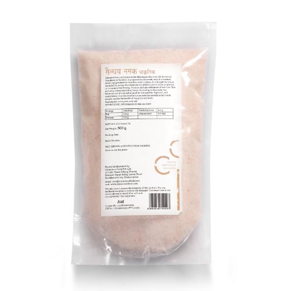 Conscious Food Natural Rock Salt - 500gm