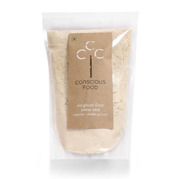 Conscious Food Organic Sorghum Flour (Jowar Atta) - 500gm
