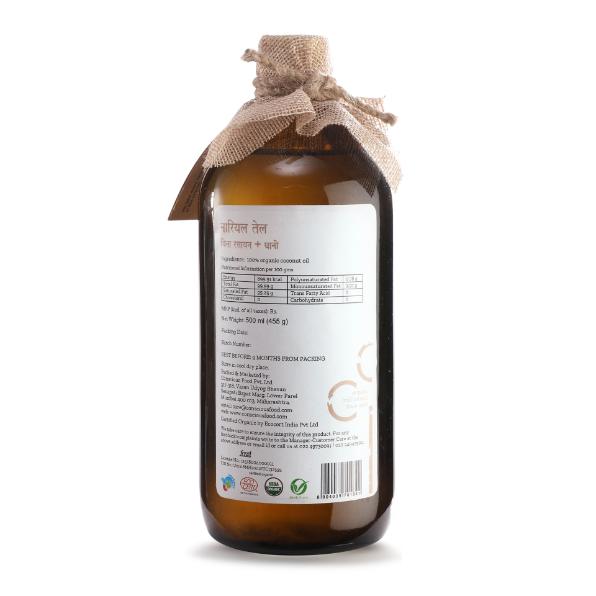 Conscious Food Organic Coconut Oil - 500ml