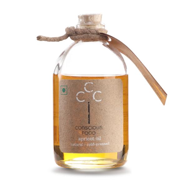 Conscious Food Natural Apricot Oil - 100ml