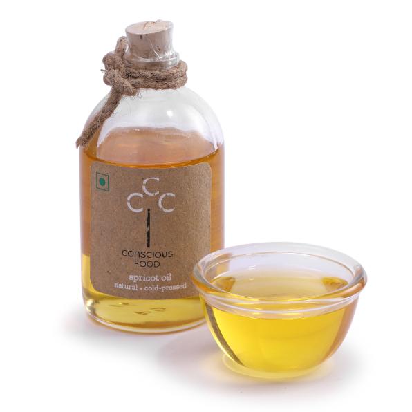 Conscious Food Natural Apricot Oil - 100ml