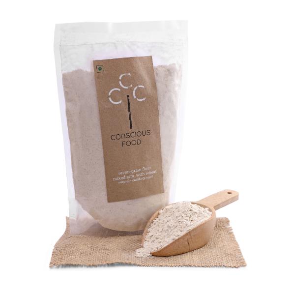 Conscious Food Natural Seven Grain Flour - 500gm