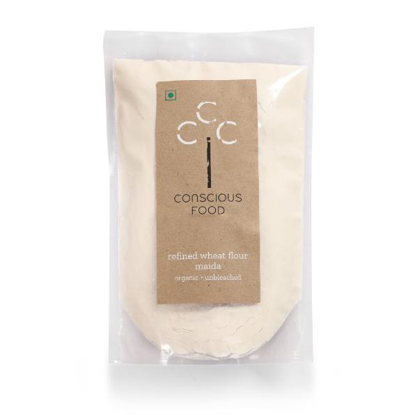 Conscious Food Organic Refined Wheat Flour (Organic Maida) - 500gm