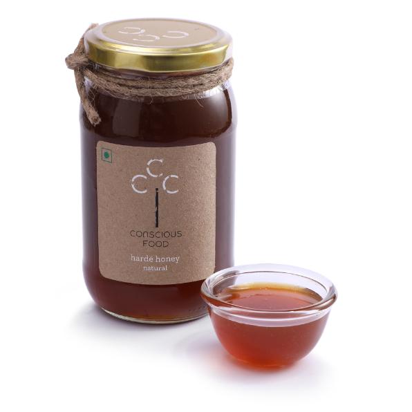 Conscious Food Natural Harde Honey 500g