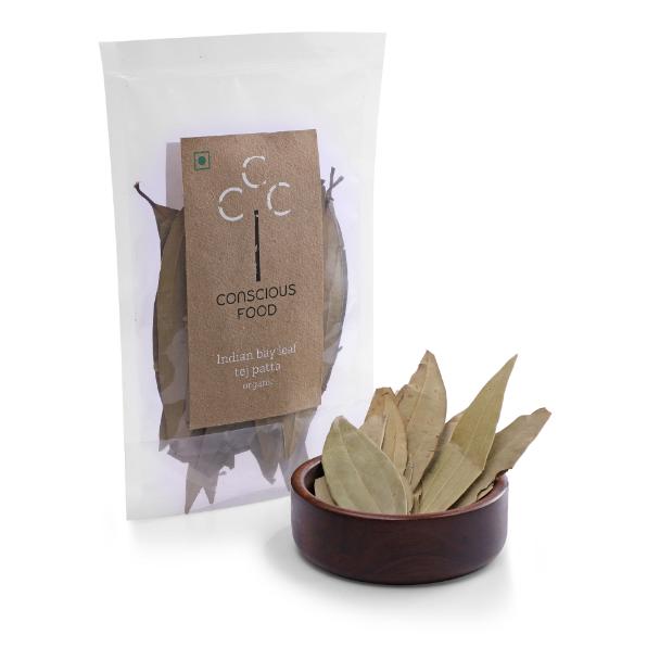 Conscious Food Organic Indian Bay Leaf (Tej Patta) 10g