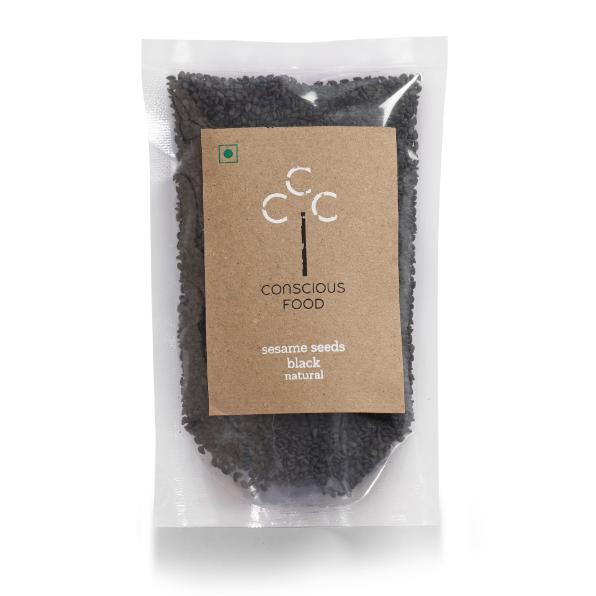 Conscious Food Natural Sesame Seeds (Black) 100g