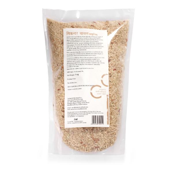 Conscious Food NaturalBrown Rice (Sikander) 1kg