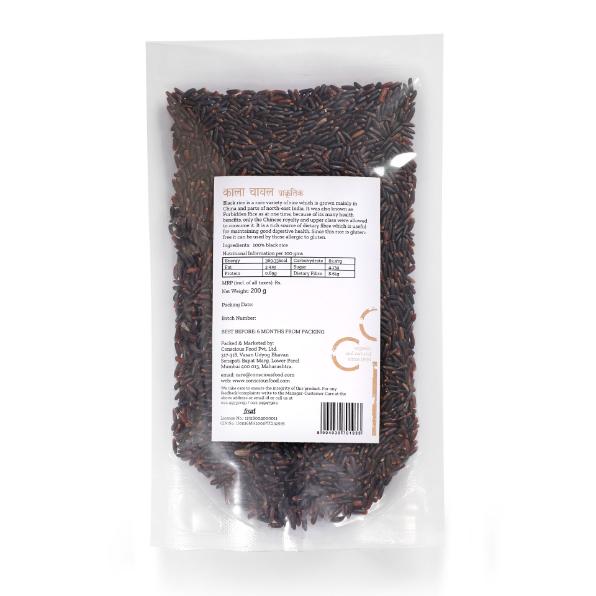 Conscious Food Natural Black Rice 200g