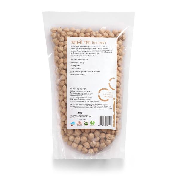 Conscious Food Organic Chickpeas (Kabuli Chana) 500g