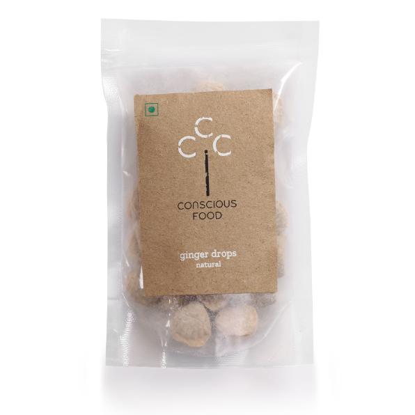 Conscious Food Natural Ginger Drops - 100gm