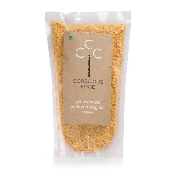 Conscious Food Organic Yellow Mung Dal 500g