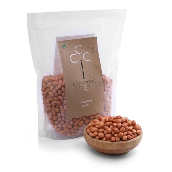 Conscious Food Organic Peanuts 500g