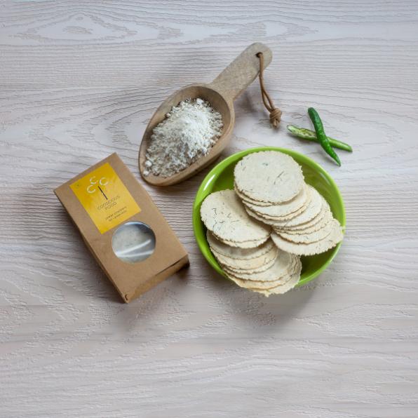 Conscious Food Natural Jowar Crackers with dill and green chilli 25g