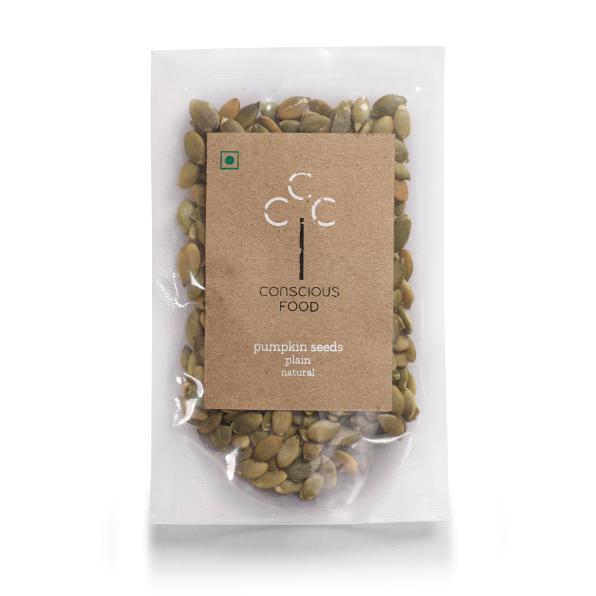 Conscious Food Natural Pumpkin Seeds Plain 50g